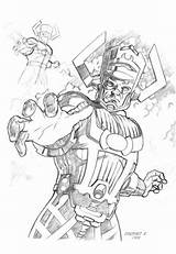 Galactus sketch template