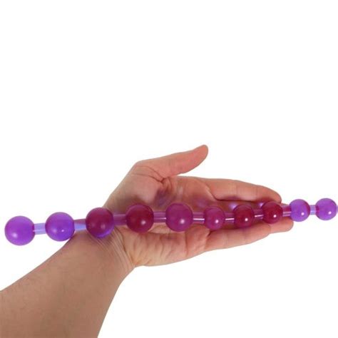Spectragel Anal Beads Purple Sex Toys And Adult