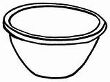Bowl Mixing Clipart Bowls Drawing Clip Cereal Food Cliparts Outline Empty Mix Sketch Line Large Collection Dog Library Salad Baking sketch template