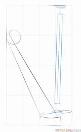 Harp Draw Drawing Step sketch template