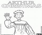 Arthur Christmas Coloring Pages Claus Santa Son sketch template
