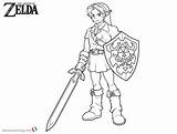 Coloring Zelda Pages Link Legend Printable Kids Adults Getcolorings sketch template
