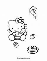 Easter Kitty Hello Coloring Pages Eggs Happy Kids Paques Print Activities Hellokids Printable Pinnwand Auswählen Colouring sketch template