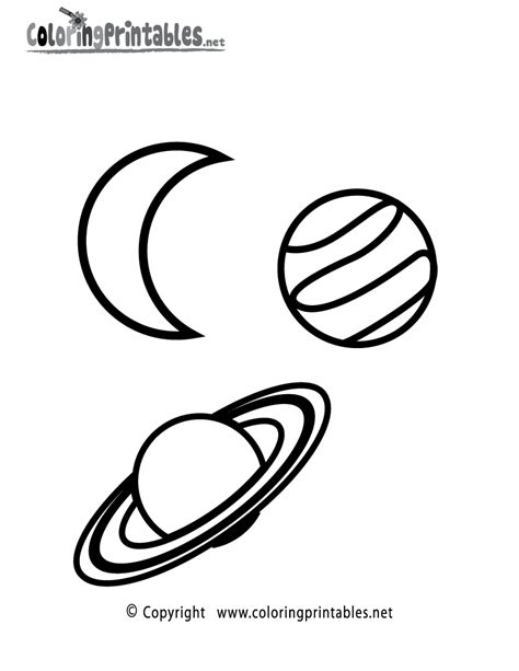 space planets coloring page   science coloring printable