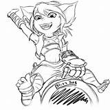 Tristana Sketch Choose Board sketch template