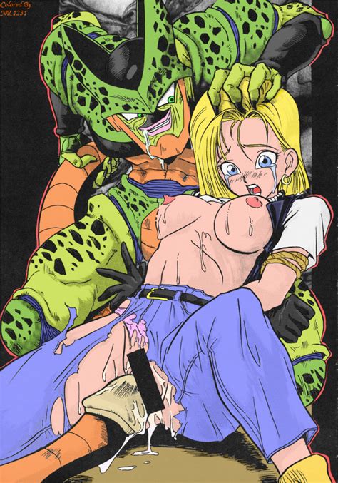 Rule 34 Android 18 Breasts Cell Dragon Ball Censored Dragon Ball
