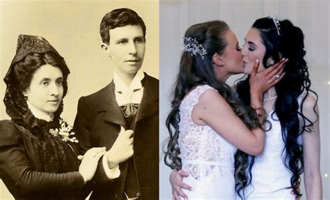 25 wedding photos show the very first lgbt couples to