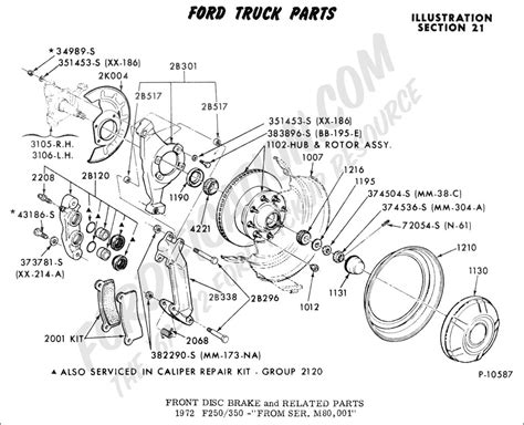 ford truck technical drawings  schematics section  brake systems  related components