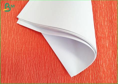 size white plain bond paper  virgin wood pulp smooth surface