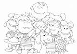 Peanuts Charlie Gang Loudlyeccentric sketch template