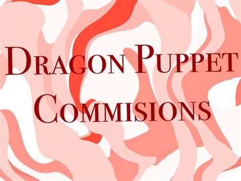 dragon puppet commissions mq etsy