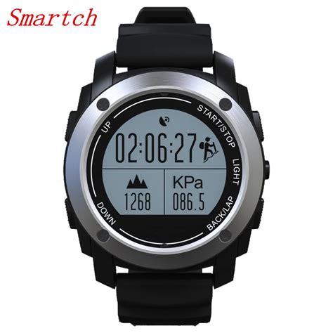 smartch  smart horloge mtk bluetooth smartwatch hartslagmeter stappenteller horloge voor