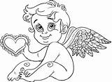 Cupid Cupidon Colorat Planse Ziua Indragostitilor Mignon Sfatulparintilor Iubirea Aduce Contour Print Copii Poze sketch template