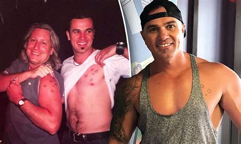 shannon noll shares a throwback picture of his and ian dicko dickson s southern cross tattoos