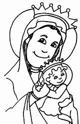 Socorro Perpetuo Virgen Dibujos Kolorowanki Obrazy Maryja Zapisano sketch template
