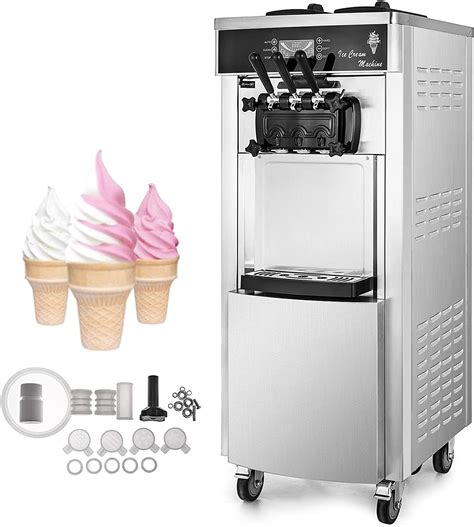 Vevor 2200w Commercial Soft Ice Cream Machine 3 Flavors 5 3