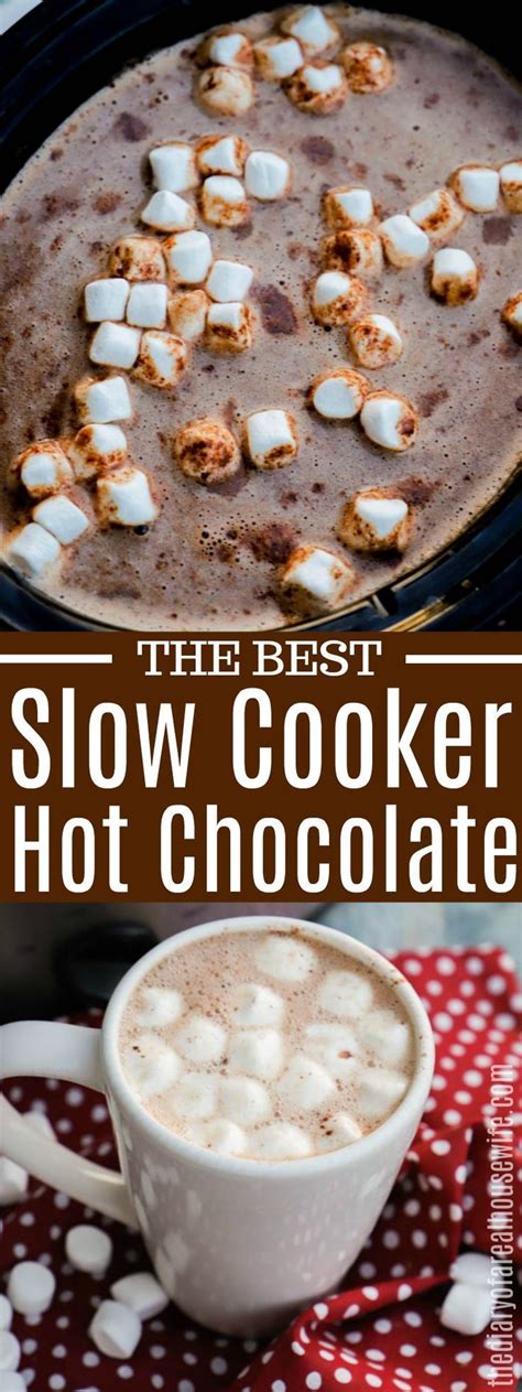Slow Cooker Hot Chocolate Hot Chocolate Recipe Easy Slow Cooker Hot