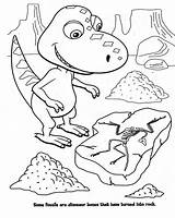 Rex Buddy Little Fossil Coloring4free Dino Archaeopteryx Tsgos 2234 Colorkiddo sketch template