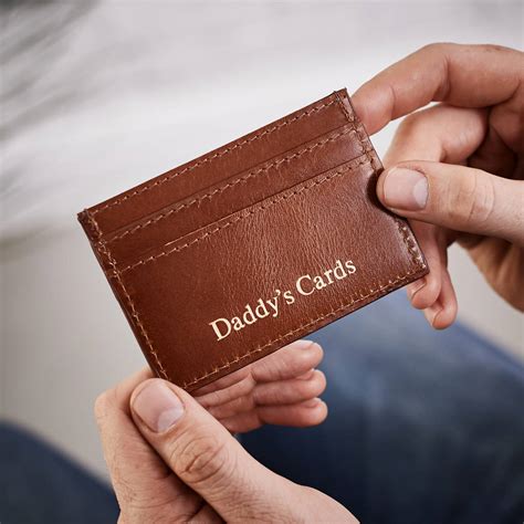 mens leather credit card holder  vida vida notonthehighstreetcom