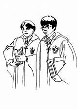 Potter Harry Coloring Pages Printable Kids Book sketch template