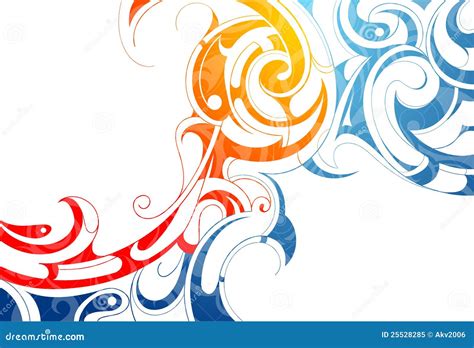 tribal art stock vector illustration  creative wave