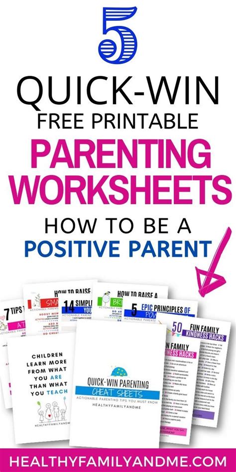 printable parenting skills worksheets  tool recognizes