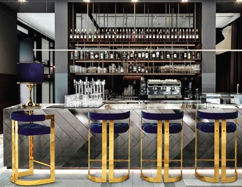 upholstered bar chairs  inspiring restaurant designs