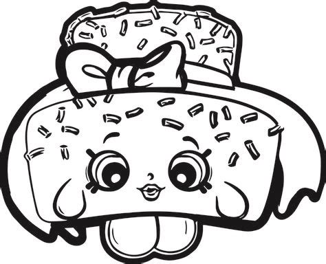 nice shopkins cake coloring page coloring pages shopkins cake