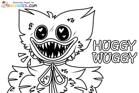 printable huggy wuggy coloring pages printable blank world
