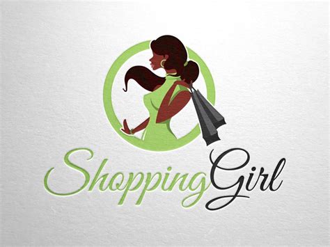 Shopping Girl Logo Template V2 By Alex Broekhuizen On Dribbble