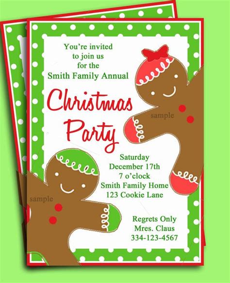 christmas party invitations printable christmas party invitation