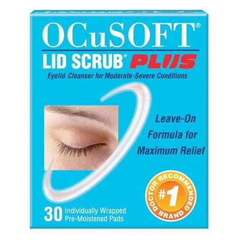 ocusoft lid scrub  eyelid cleanser  count walmartcom