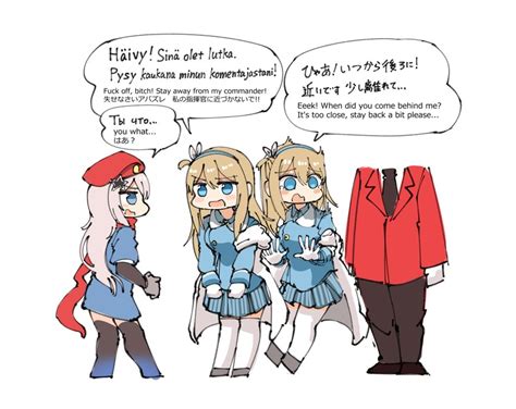 Commander Suomi And 9a 91 Girls Frontline Drawn By Omnisucker