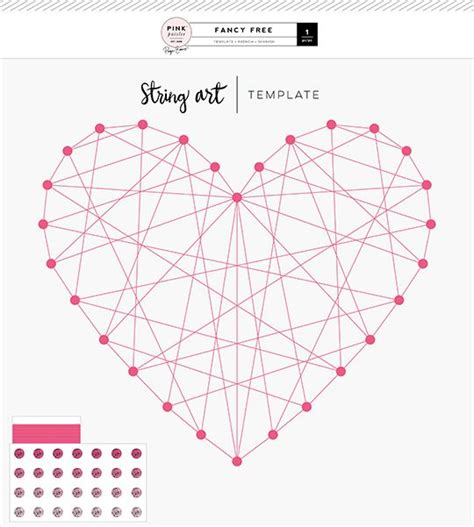 printable heart string art template printable word searches
