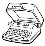 Typewriter Clipart Typewriters Library Drawing Vector Clipartmag sketch template