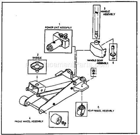 floor jack parts diagram diagram resource