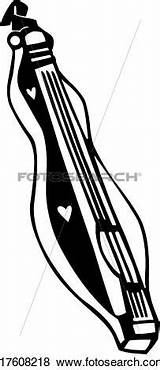 Dulcimer Clipart Clip Clipground Instrument Musical sketch template