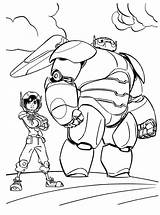 Coloring Pages Big Hero Baymax Hiro Nate Colouring Disney Printable Color Kids Superhero Top Sheet Superheroes Sheets Movie Boys Momjunction sketch template