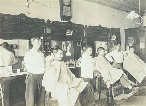 33 Rare Vintage Photographs Captured Barber Shops From Between The Late