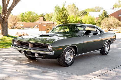 sold fully restored rare  plymouth cuda hemi  hemmingscom