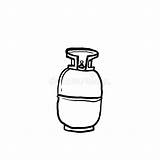 Lpg Fuel Propane Canister sketch template