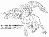 Pegasus Coloring Lineart Friesian Pages Horse Deviantart Drawings Drawing Unicorn Realistic Line Colouring Cheval Christmas Sheets Printable Adult Choose Board sketch template