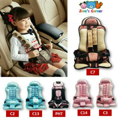 car seat portable bayi murah seat belt mobil anak sabuk pengaman shopee indonesia