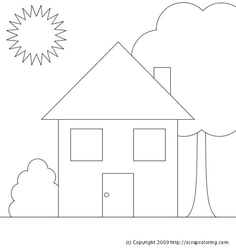 images  printable template simple creative houses house