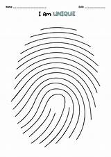 Fingerprint Template Writing Worksheet Kids Activity Detective Worksheeto Activities Via God sketch template