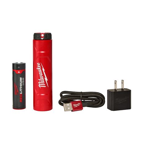 milwaukee redlithium usb battery  charger     home depot