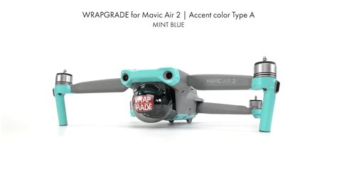 wrapgrade  mavic air  accent color type  mint blue youtube