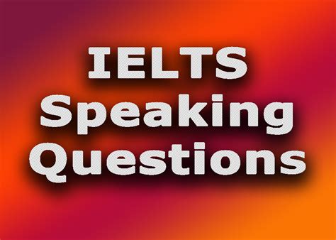 speaking questions ted ielts