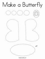 Coloring Cutting Butterfly Make Practice Worksheets Pages Noodle Glue Twistynoodle sketch template