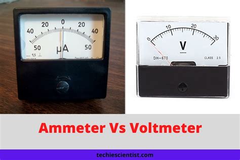 ammeter  voltmeter whats  difference techiescientist